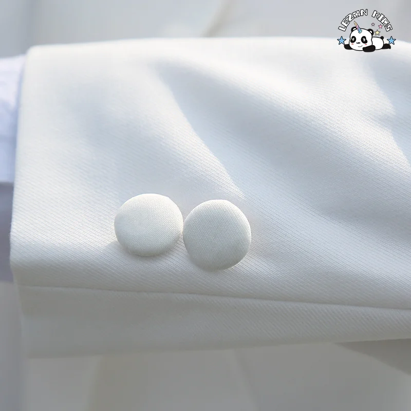 LEZONKIDS - Conjunto de Terno de Duas Peças Personalizado para Crianças, Conjunto de Terno para Meninos para Casamento e Apresentação de Piano